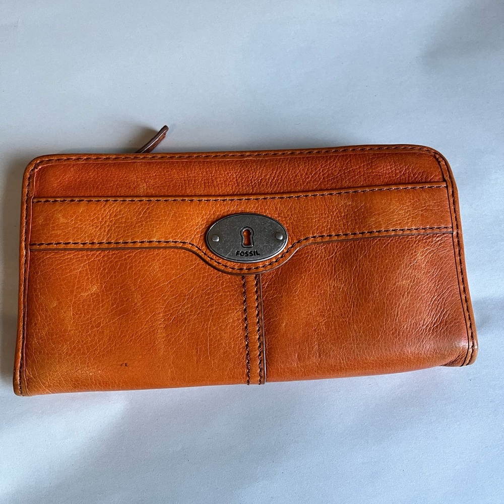 Fossil Brown Leather Wallet